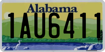 AL license plate 1AU6411