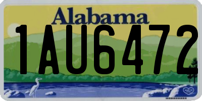 AL license plate 1AU6472