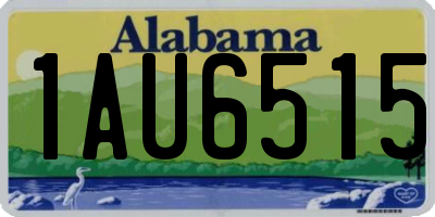 AL license plate 1AU6515
