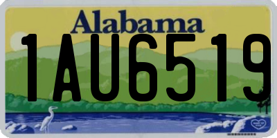 AL license plate 1AU6519
