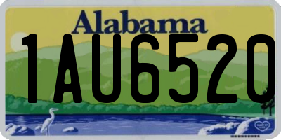 AL license plate 1AU6520
