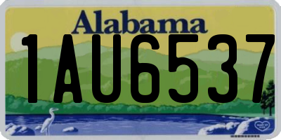 AL license plate 1AU6537