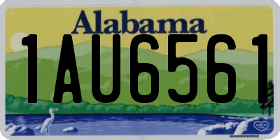 AL license plate 1AU6561