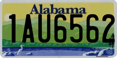 AL license plate 1AU6562