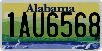 AL license plate 1AU6568