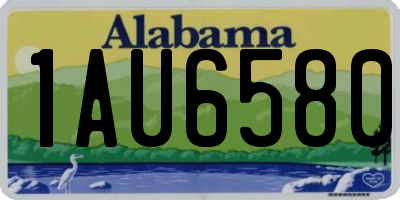 AL license plate 1AU6580