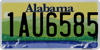 AL license plate 1AU6585