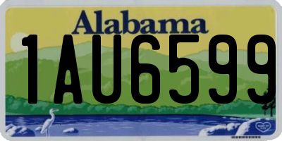 AL license plate 1AU6599