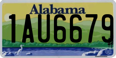 AL license plate 1AU6679