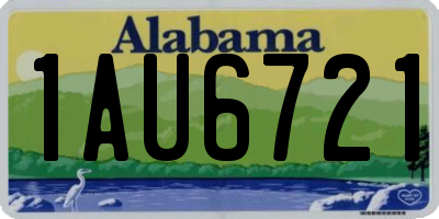 AL license plate 1AU6721