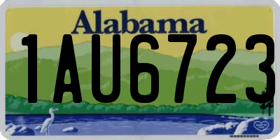AL license plate 1AU6723