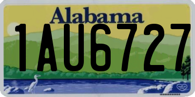 AL license plate 1AU6727