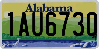 AL license plate 1AU6730