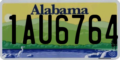 AL license plate 1AU6764
