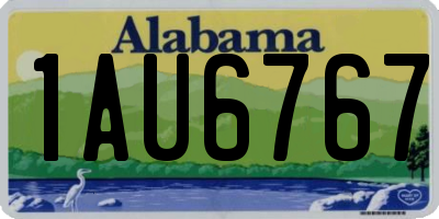 AL license plate 1AU6767