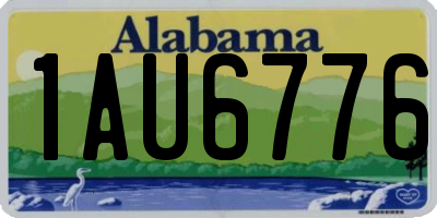 AL license plate 1AU6776