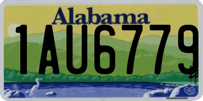 AL license plate 1AU6779