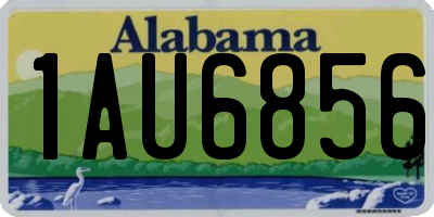 AL license plate 1AU6856