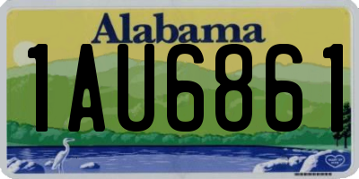 AL license plate 1AU6861