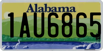 AL license plate 1AU6865