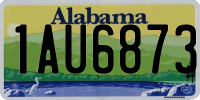 AL license plate 1AU6873