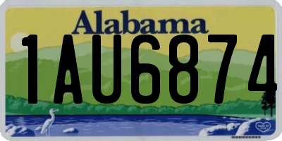 AL license plate 1AU6874