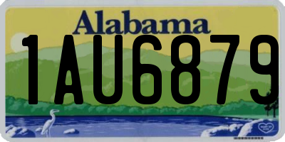 AL license plate 1AU6879
