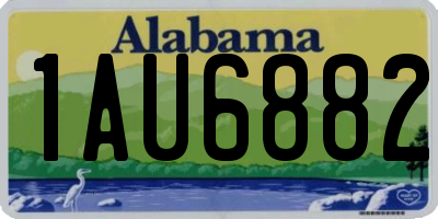 AL license plate 1AU6882