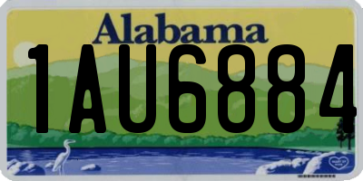 AL license plate 1AU6884