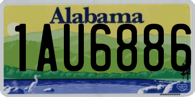 AL license plate 1AU6886