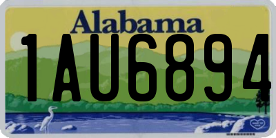 AL license plate 1AU6894