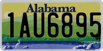 AL license plate 1AU6895