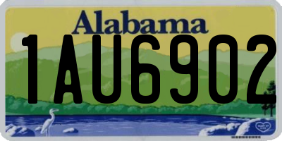 AL license plate 1AU6902