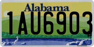 AL license plate 1AU6903