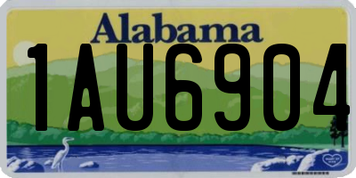 AL license plate 1AU6904