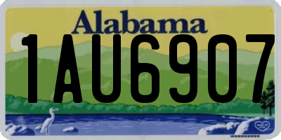 AL license plate 1AU6907