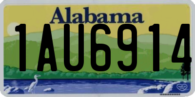 AL license plate 1AU6914