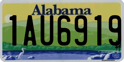 AL license plate 1AU6919