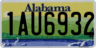 AL license plate 1AU6932