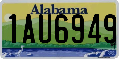 AL license plate 1AU6949