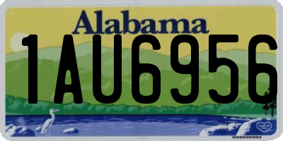 AL license plate 1AU6956