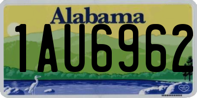 AL license plate 1AU6962