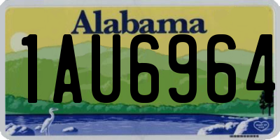AL license plate 1AU6964