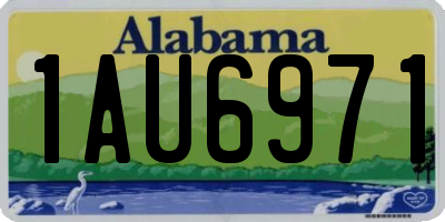 AL license plate 1AU6971