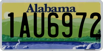 AL license plate 1AU6972