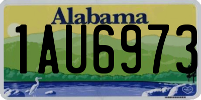 AL license plate 1AU6973