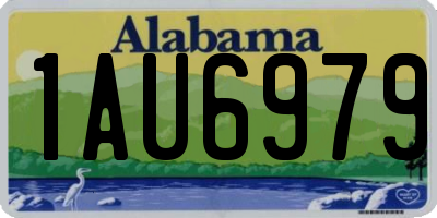 AL license plate 1AU6979