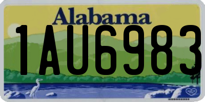 AL license plate 1AU6983