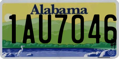 AL license plate 1AU7046
