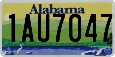 AL license plate 1AU7047
